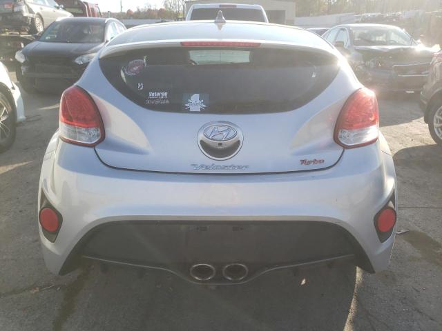 KMHTC6AE1GU282522 - 2016 HYUNDAI VELOSTER TURBO SILVER photo 6