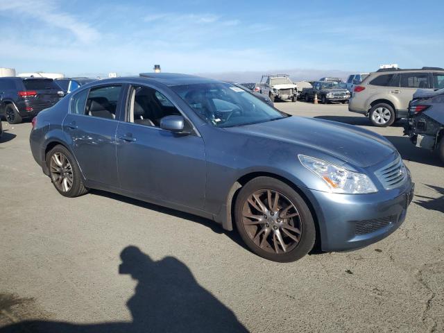 JNKBV61E08M207823 - 2008 INFINITI G35 BLUE photo 4