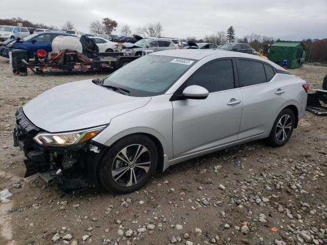 3N1AB8CV8LY304839 - 2020 NISSAN SENTRA SV SILVER photo 1