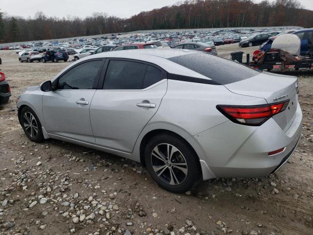 3N1AB8CV8LY304839 - 2020 NISSAN SENTRA SV SILVER photo 2