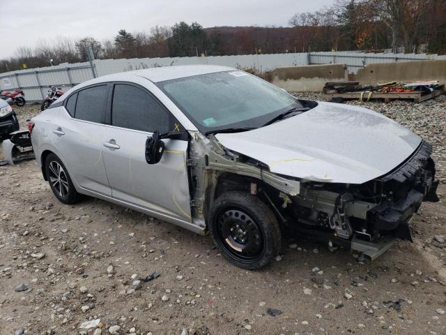 3N1AB8CV8LY304839 - 2020 NISSAN SENTRA SV SILVER photo 4