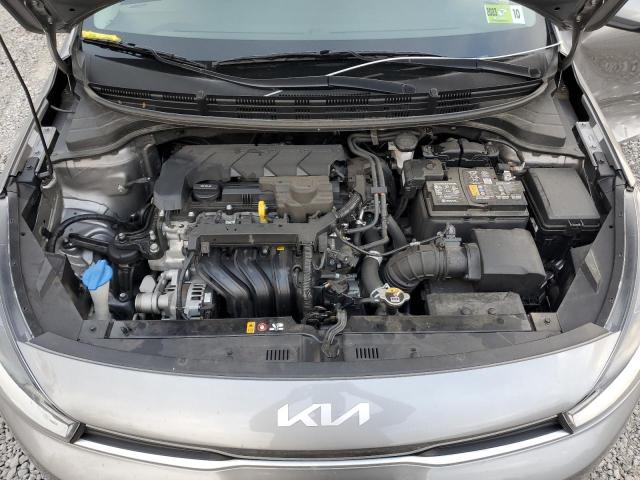 3KPA24ADXNE510703 - 2022 KIA RIO LX SILVER photo 11