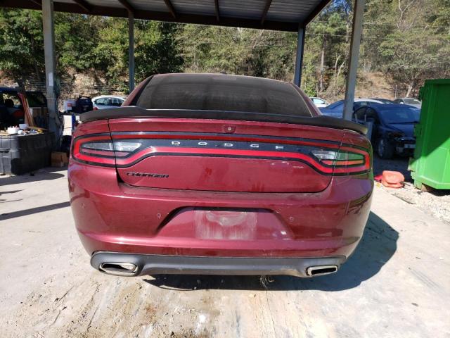 2C3CDXBG0KH504720 - 2019 DODGE CHARGER SXT BURGUNDY photo 6