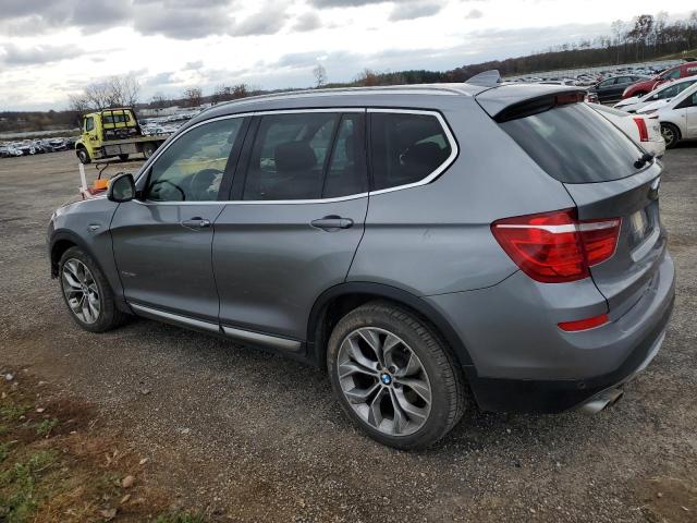 5UXWX9C59G0D80789 - 2016 BMW X3 XDRIVE28I GRAY photo 2