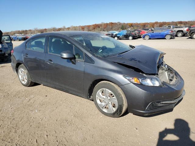 2HGFB2F50DH574748 - 2013 HONDA CIVIC LX GRAY photo 4