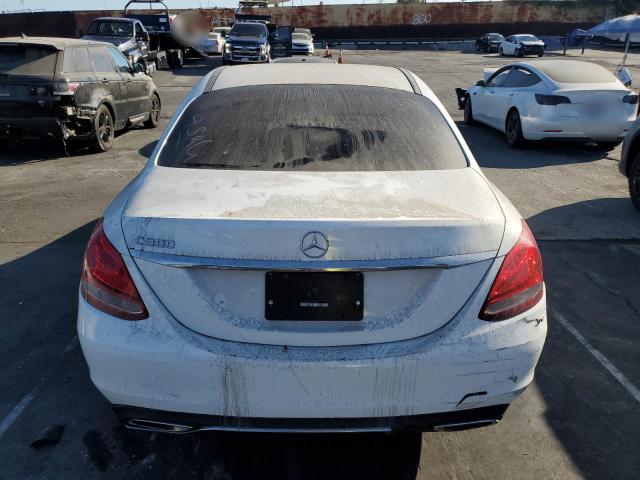 55SWF4JB3HU183924 - 2017 MERCEDES-BENZ C 300 WHITE photo 6