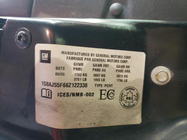 1G8AJ55F66Z122338 - 2006 SATURN ION LEVEL 2 银色 照片 12