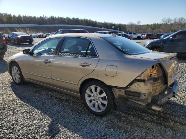 1HGCM66537A078432 - 2007 HONDA ACCORD EX GOLD photo 2