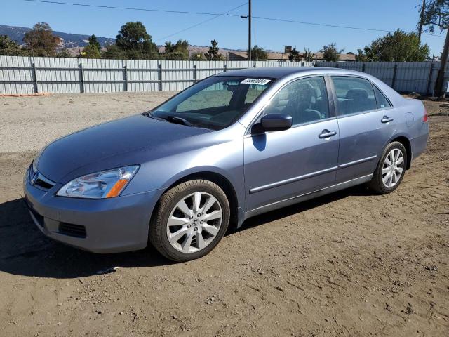 1HGCM66497A059942 - 2007 HONDA ACCORD SE BLUE photo 1