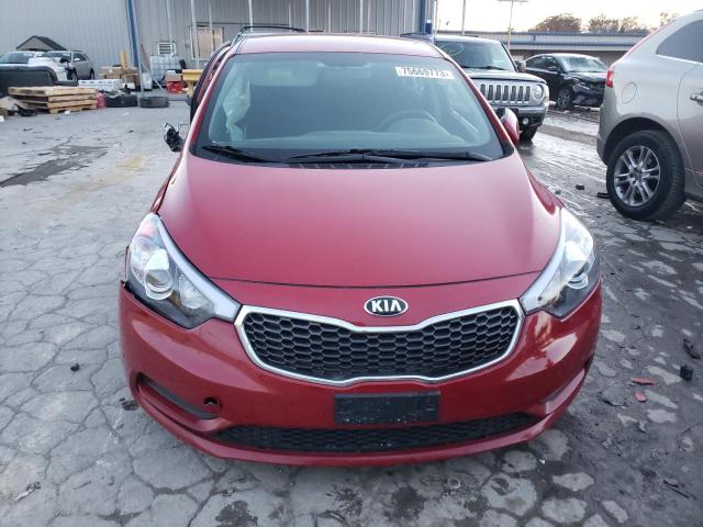 KNAFK4A69G5567199 - 2016 KIA FORTE LX BURGUNDY photo 5