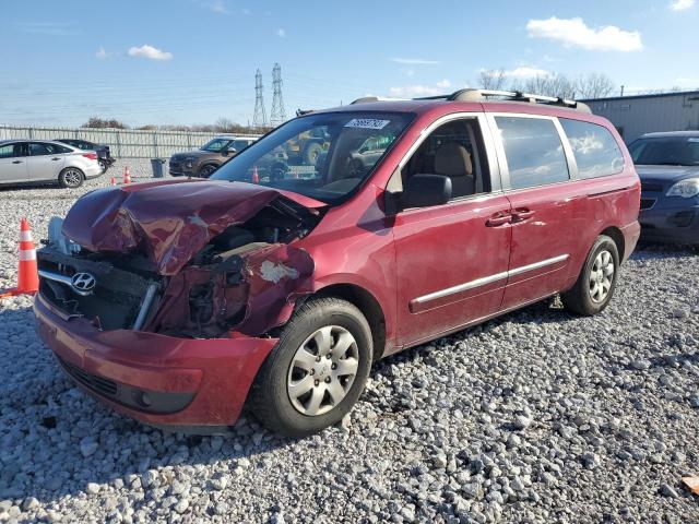 KNDMC233286047047 - 2008 HYUNDAI ENTOURAGE GLS RED photo 1