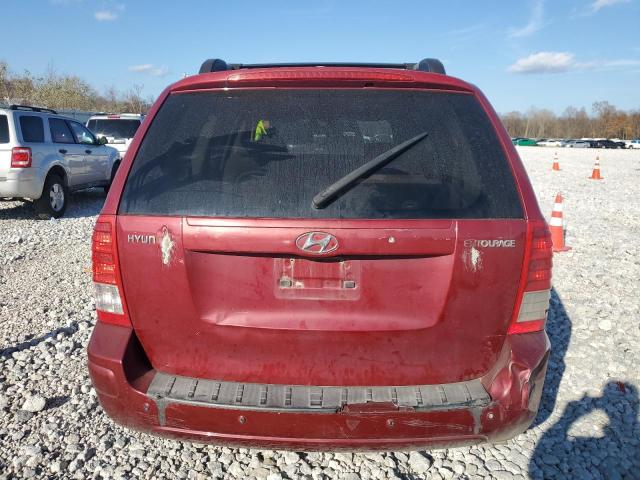 KNDMC233286047047 - 2008 HYUNDAI ENTOURAGE GLS RED photo 6