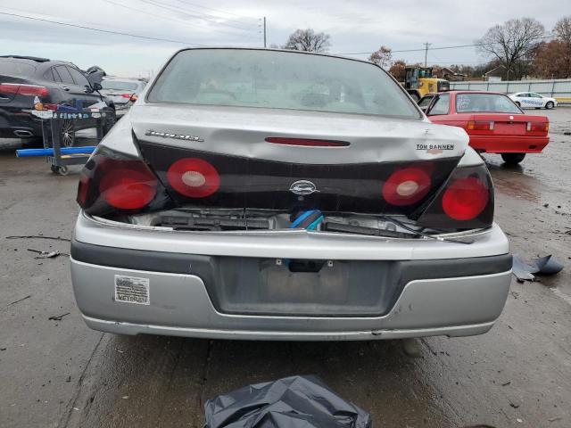 2G1WF52E549417410 - 2004 CHEVROLET IMPALA SILVER photo 6