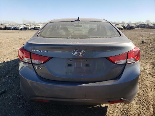 5NPDH4AE2DH201340 - 2013 HYUNDAI ELANTRA GLS GRAY photo 6