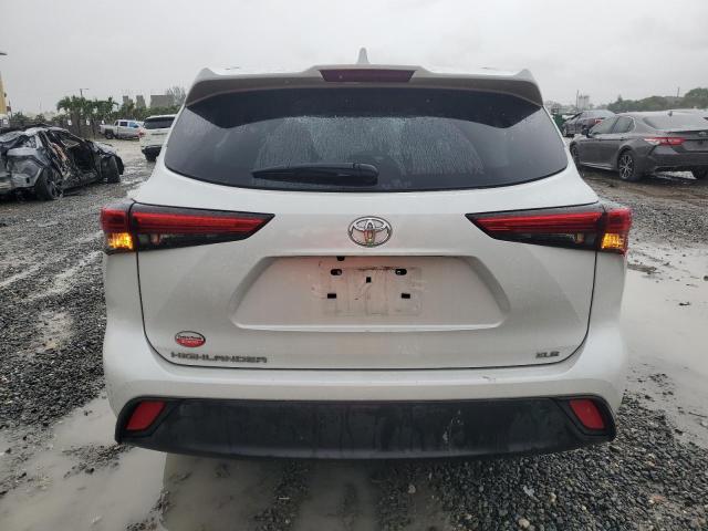 5TDGZRAH5NS553485 - 2022 TOYOTA HIGHLANDER XLE Ağ foto 6