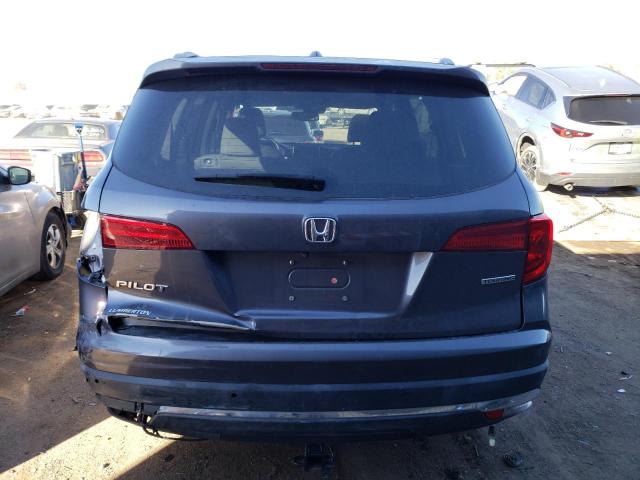 5FNYF5H92HB036383 - 2017 HONDA PILOT TOURING GRAY photo 6