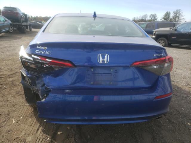 2HGFE2F51PH518345 - 2023 HONDA CIVIC SPORT 蓝色 照片 6