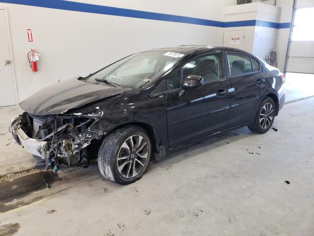 2HGFB2F96DH532216 - 2013 HONDA CIVIC EXL შავი ფოტო 1