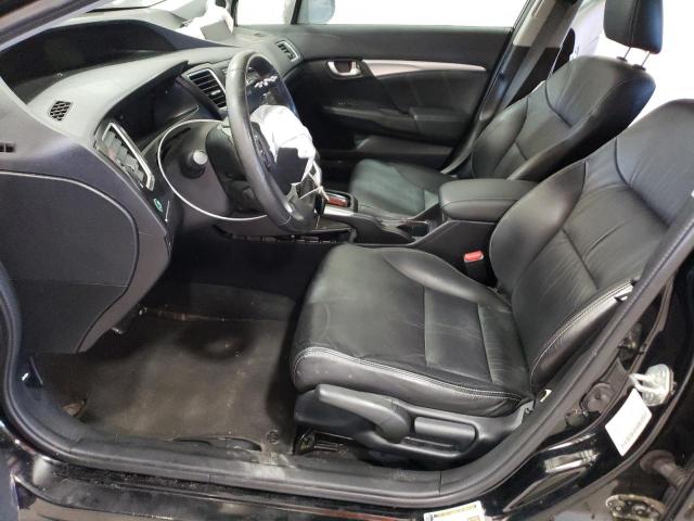 2HGFB2F96DH532216 - 2013 HONDA CIVIC EXL შავი ფოტო 7