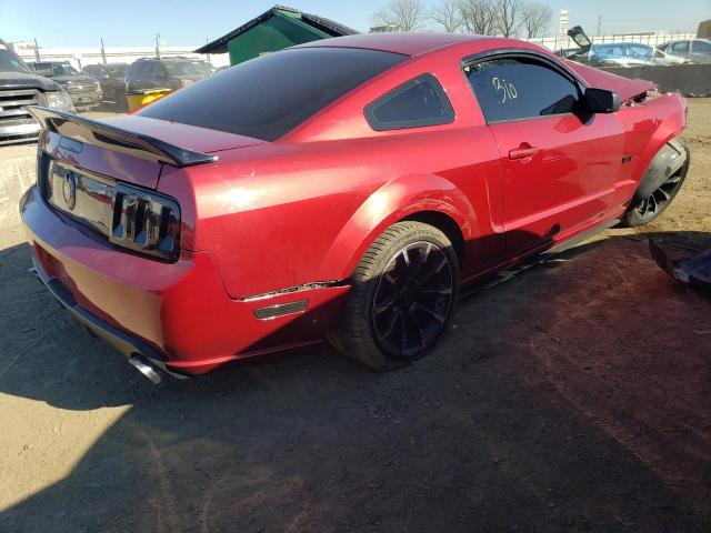 1ZVHT82H055100974 - 2005 FORD MUSTANG GT RED photo 3