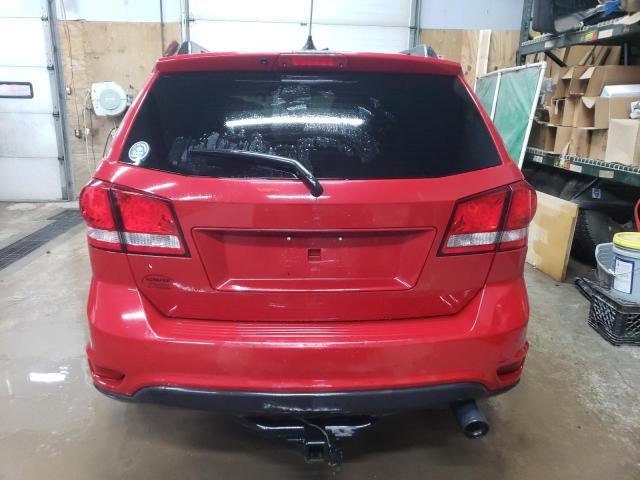 3C4PDCBB2ET156487 - 2014 DODGE JOURNEY SXT RED photo 6