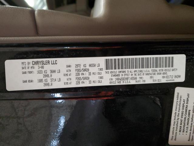 1A8HW58208F145500 - 2008 CHRYSLER ASPEN LIMITED 黑色 照片 13