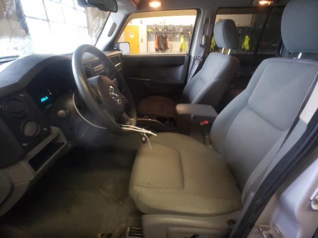 1J8HG48N86C104659 - 2006 JEEP COMMANDER SILVER photo 7