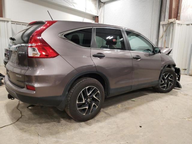 5J6RM4H41GL092040 - 2016 HONDA CR-V SE GRAY photo 3