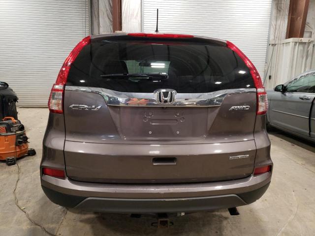 5J6RM4H41GL092040 - 2016 HONDA CR-V SE GRAY photo 6