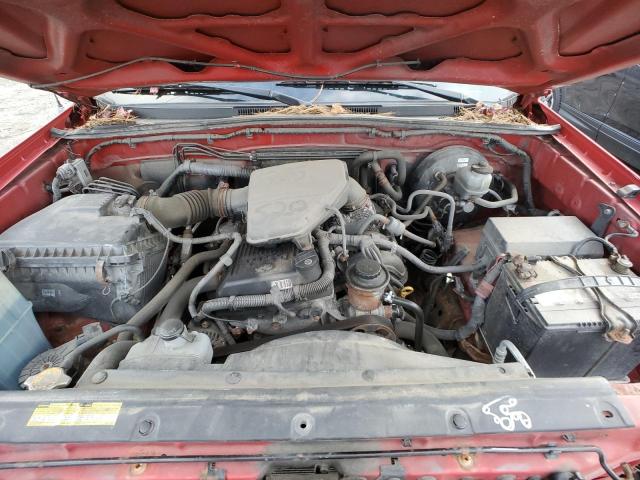 5TEUX42N19Z628613 - 2009 TOYOTA TACOMA ACCESS CAB წითელი ფოტო 11