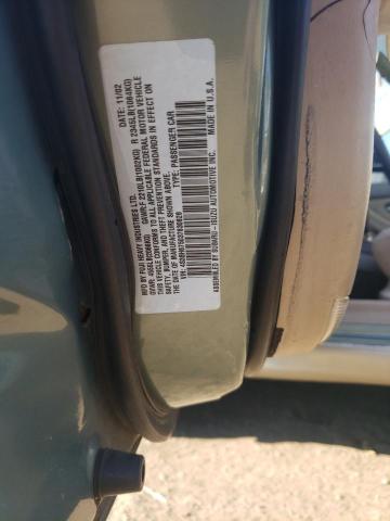 4S3BH675037630828 - 2003 SUBARU LEGACY OUTBACK AWP 青色 照片 12