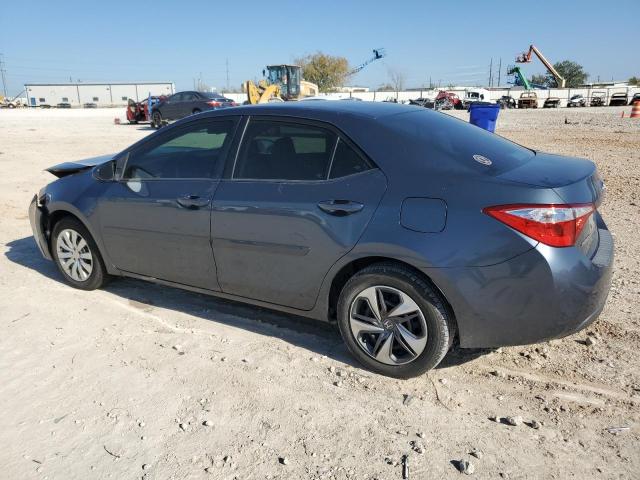 2T1BURHE4FC257484 - 2015 TOYOTA COROLLA L GRAY photo 2