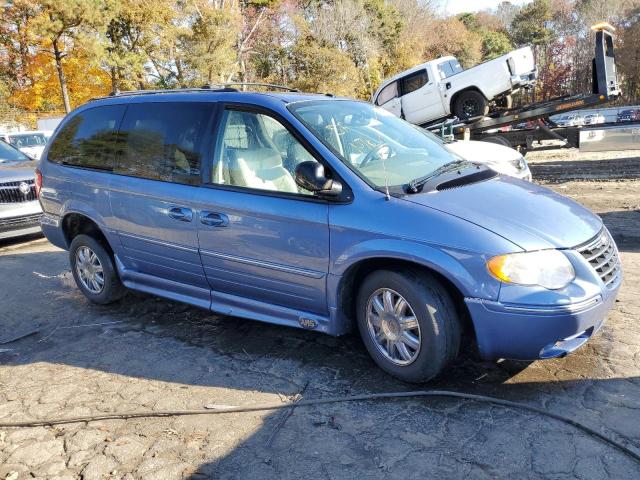 2A4GP64L67R127346 - 2007 CHRYSLER TOWN & COU LIMITED BLUE photo 4