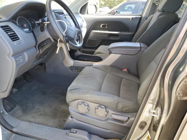 5FNYF28197B006885 - 2007 HONDA PILOT LX GRAY photo 7