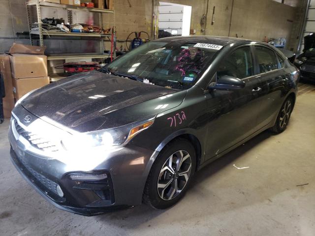 3KPF24AD8KE103965 - 2019 KIA FORTE FE GRAY photo 1