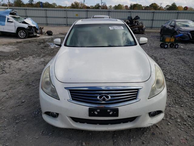 JN1CV6APXDM712269 - 2013 INFINITI G37 BASE WHITE photo 5