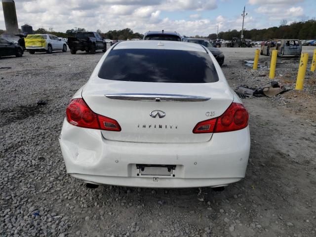 JN1CV6APXDM712269 - 2013 INFINITI G37 BASE WHITE photo 6