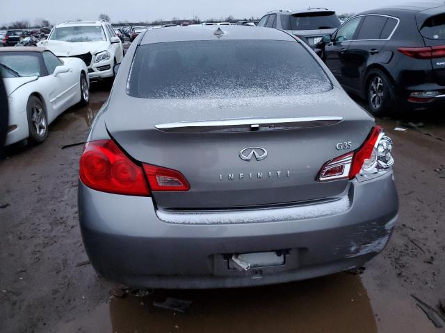 JNKBV61E38M201420 - 2008 INFINITI G35 GRAY photo 6