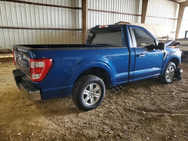 1FTMF1C51NKE24487 - 2022 FORD F150 BLUE photo 3