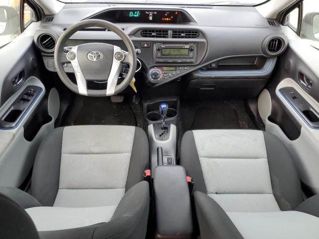 JTDKDTB37D1541617 - 2013 TOYOTA PRIUS C SILVER photo 8