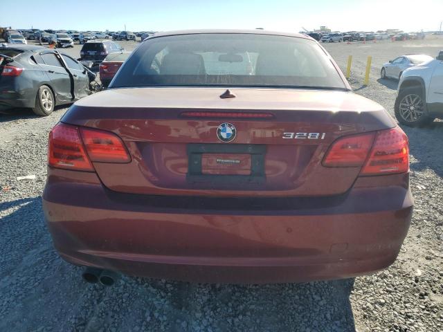 WBADW3C53BE538784 - 2011 BMW 328 I BURGUNDY photo 6