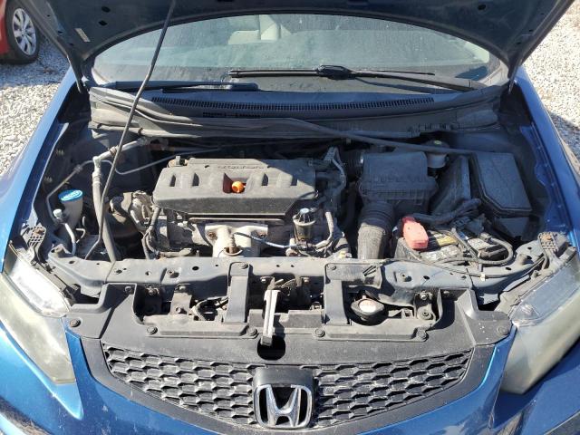 2HGFG3B51CH504199 - 2012 HONDA CIVIC LX BLUE photo 11