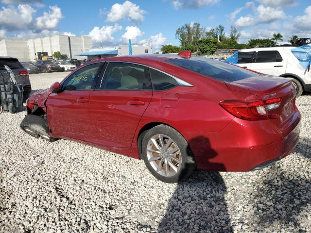 1HGCV1F16MA050908 - 2021 HONDA ACCORD LX RED photo 2