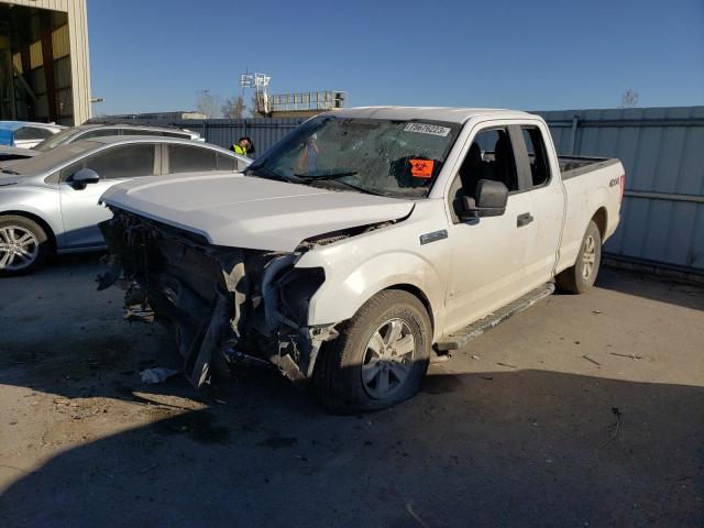 1FTEX1EP6HKD34322 - 2017 FORD F150 SUPER CAB WHITE photo 1