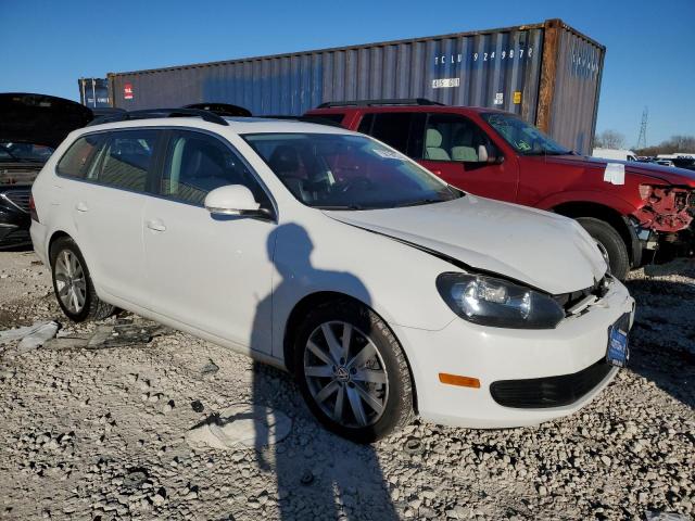 3VWPL7AJXDM633952 - 2013 VOLKSWAGEN JETTA TDI WHITE photo 4