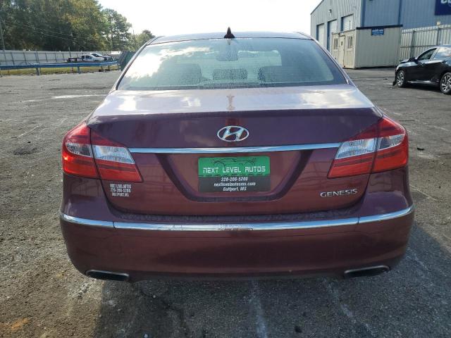 KMHGC4DDXDU239401 - 2013 HYUNDAI GENESIS 3.8L MAROON photo 6