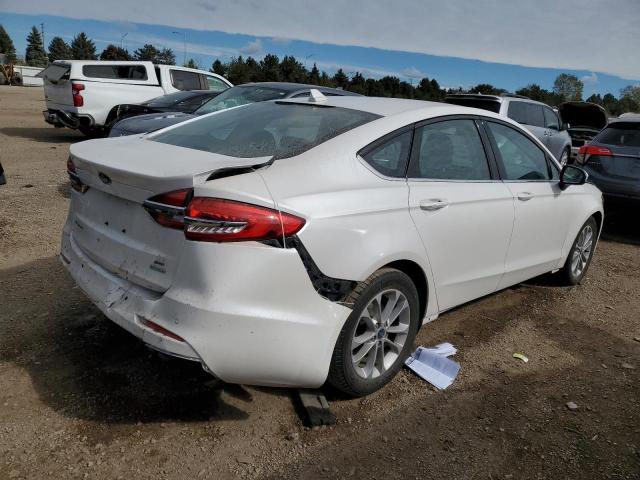 3FA6P0HD9LR146517 - 2020 FORD FUSION SE WHITE photo 3