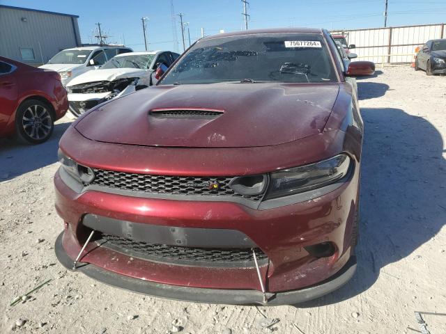 2C3CDXGJ1LH162121 - 2020 DODGE CHARGER SCAT PACK BURGUNDY photo 5