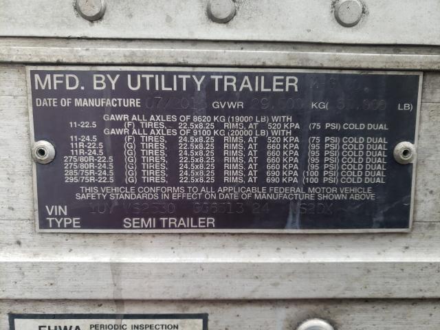 1UYVS2530GG651324 - 2016 UTILITY TRAILER أبيض صورة 10