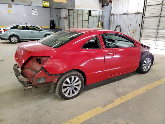 2HGFG1B84AH503155 - 2010 HONDA CIVIC EX RED photo 3